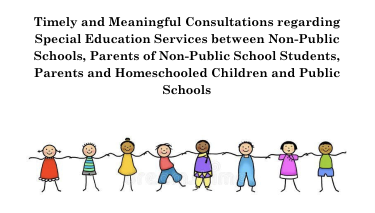 Timely and Meaningful Consultations Regarding SPED Services